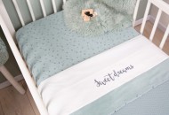 Fitted cot bed sheet 60x120 cm Paper Planes