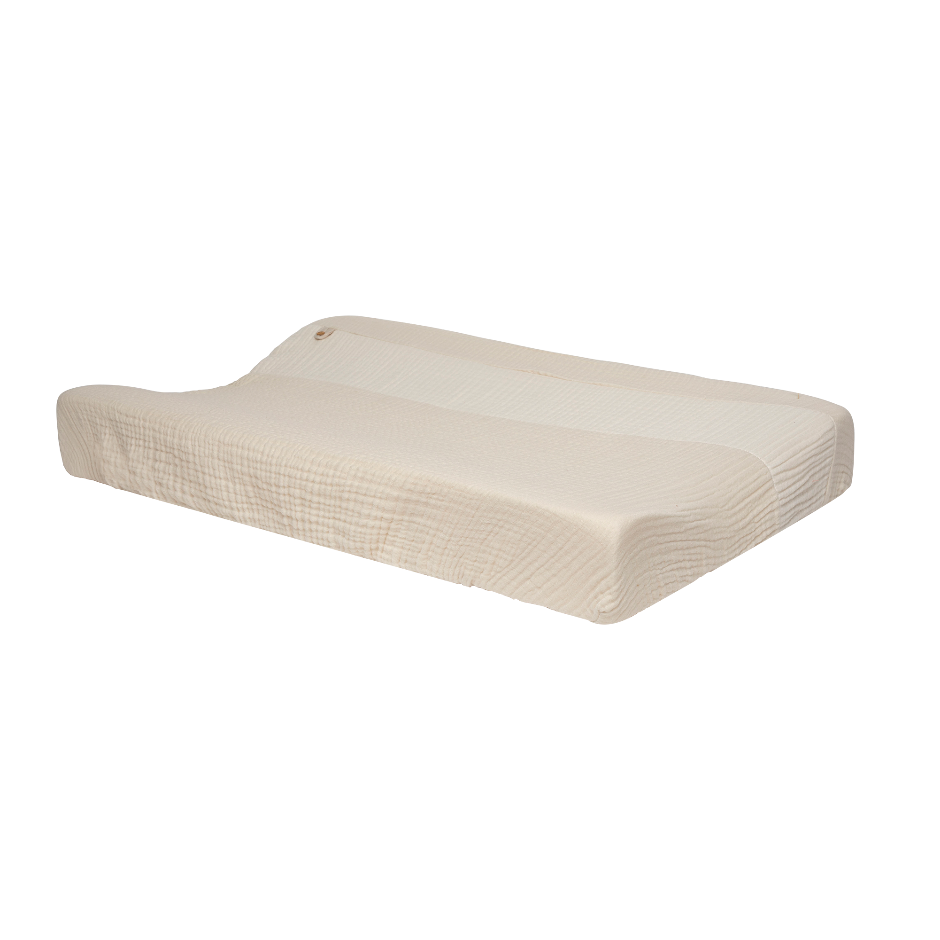 Afb: Changing pad cover 72x44 cm - Changing pad cover 72x44 Pure Cotton Sand