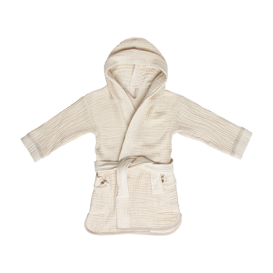 Afb: Bathrobe Pure Cotton Sand