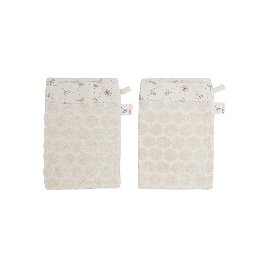 Afb: Gant de toilette Fabulous Wish Grey (ensemble de 2 pièces)