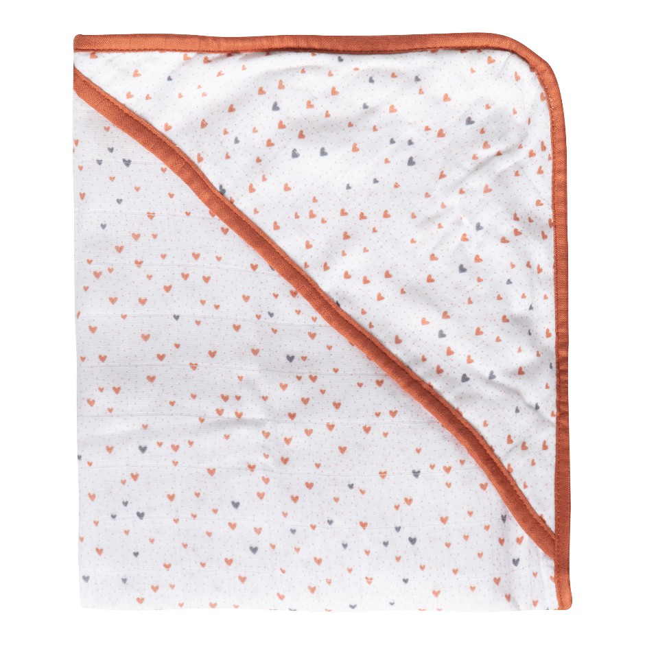 Afb: Sortie de bain en mousseline - Sortie de bain en mousseline Fabulous Hearts