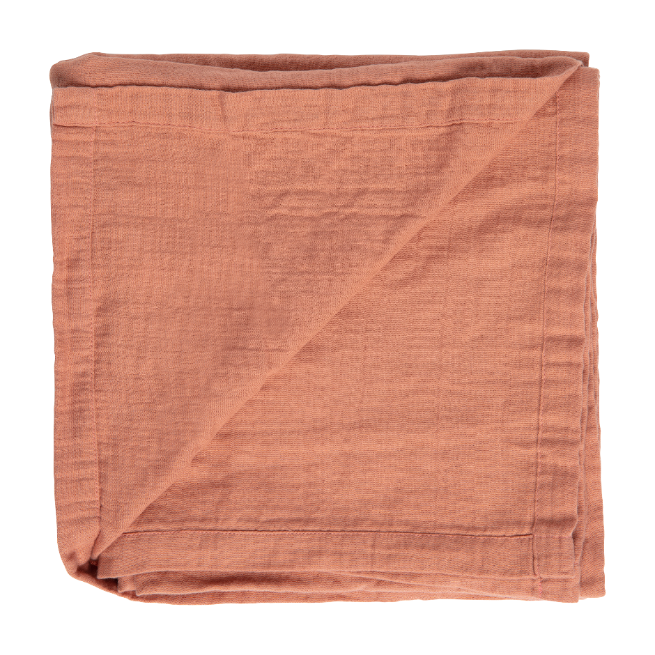 Afb: Hydrofiel doek 110x110 cm - Hydrofiel doek 110x110 cm Pure Cotton Pink